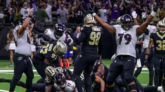 Ravens soar by Saints to win third straight (NFL)