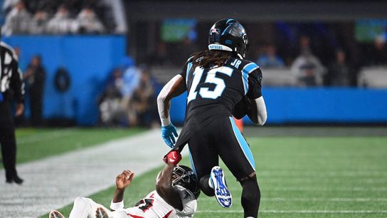 D'Onta Foreman, Panthers run all over Falcons (NFL)