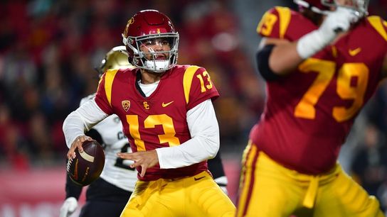 Caleb Williams' 5 TDs power No. 8 USC past Colorado (College Football)