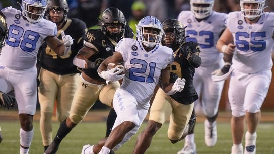 No. 15 UNC clinches division title with narrow win over Wake Forest (College Football)