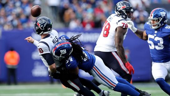 Saquon Barkley rushes Giants past Texans (NFL)