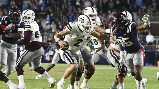 Mississippi State rallies past No. 20 Ole Miss in second half (College Football)