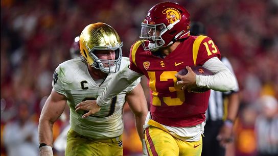 USC QB Caleb Williams on '24 NFL Draft: 'We'll see' (College Football)