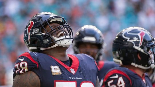 Texans LT Laremy Tunsil (knee) out for third straight game (NFL)