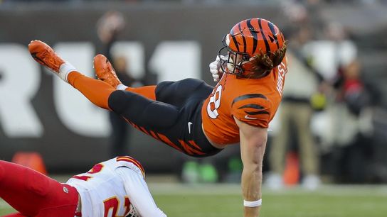 Bengals TE Hayden Hurst (calf) ruled out vs. Patriots (NFL)