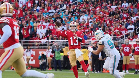 Brock Purdy subs in for injured Jimmy G to lead 49ers over Dolphins (NFL)
