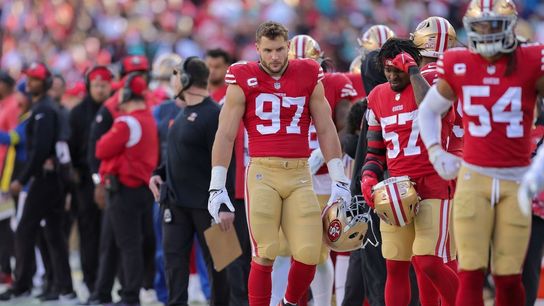49ers DE Nick Bosa (hamstring) ruled questionable vs. Buccaneers (NFL)