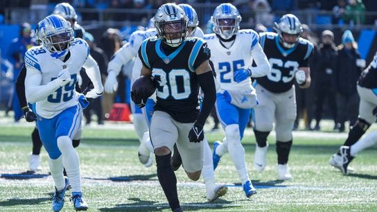 Panthers dominate on the ground to end Lions' win streak (NFL)