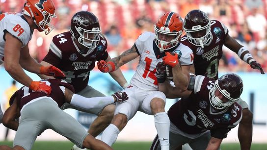 No. 22 Mississippi State defeats Illinois late in ReliaQuest Bowl (College Football)