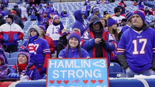 Damar Hamlin lends support from home as Bills face Dolphins (NFL)