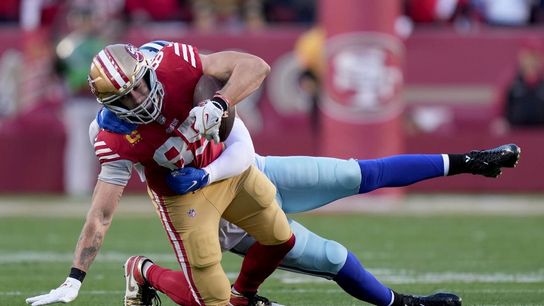49ers hold TE George Kittle out of practice another week (NFL)