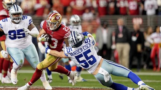 49ers RBs Christian McCaffrey, Elijah Mitchell both ailing (NFL)