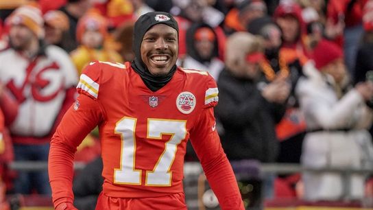 Reports: Jets get WR Mecole Hardman on 1-year deal (NFL)