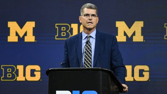 Michigan coach Jim Harbaugh bangs gavel for player rev shares (College Football)