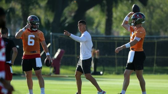 Bucs OC:Trask-Mayfield QB battle even (NFL)