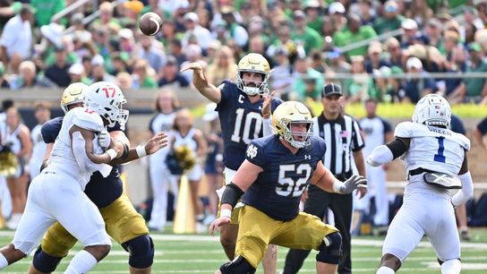 No. 10 Notre Dame, NC State bring experienced QBs into battle (College Football)