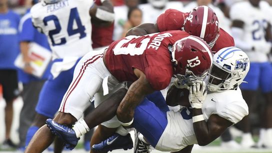 Two Alabama DBs uncertain for Texas showdown (College Football)