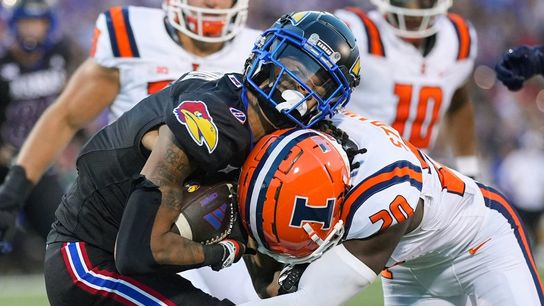 Kansas uses relentless rush attack to take down Illinois (College Football)