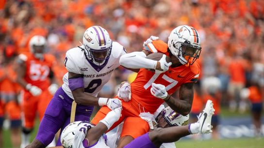 James Madison rallies in 4th to stun Virginia, 36-35 (College Football)