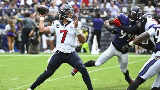 Underdog Texans ride CJ Stroud into matchup at Ravens (NFL)