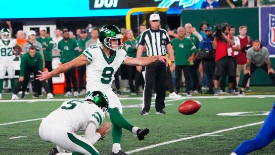 Jets K Greg Zuerlein '50-50′ with groin injury (NFL)