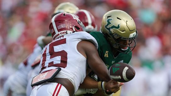 No. 10 Alabama escapes with win over South Florida (College Football)
