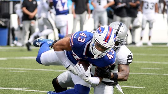 Bills LB Terrel Bernard (quad) out vs. Patriots (NFL)
