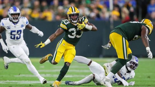 Packers RB Aaron Jones (hamstring) inactive vs. Raiders (NFL)