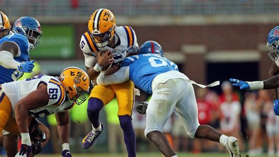 No. 20 Ole Miss wins 55-49 shootout over No. 13 LSU (College Football)