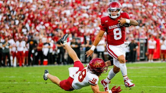 No. 14 Oklahoma scores 29 unanswered to rout Iowa St. (College Football)