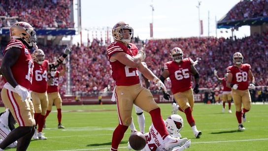 Christian McCaffrey racks up four TDs, 49ers bash Cardinals (NFL)