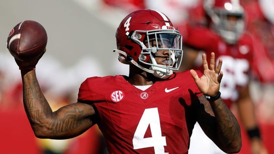Jalen Milroe, No. 11 Alabama look to stay hot vs. Arkansas (College Football)