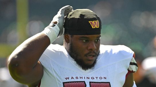 Commanders OL Saahdiq Charles, LB Cody Barton out vs. Eagles (NFL)