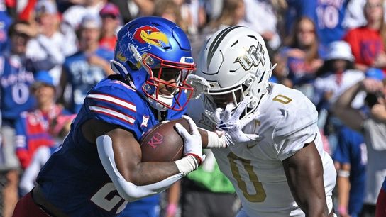 Kansas pounds UCF for 399 yards rushing in rout (College Football)