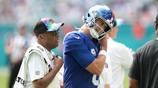 Giants QB Daniel Jones (neck) still not cleared for contact (NFL)