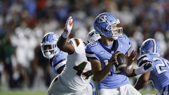 Drake Maye leads No. 12 North Carolina's rally past No. 25 Miami (College Football)