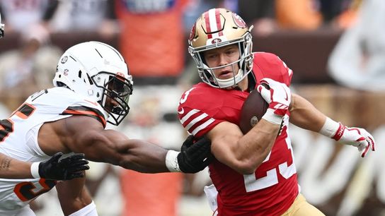 Report: Injured 49ers McCaffrey, Samuel, Williams all could play on MNF (NFL)