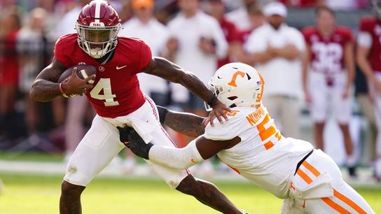 Second-half surge carries No. 11 Alabama past No. 17 Tennessee (College Football)