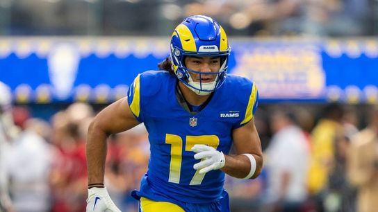 Rams WR Puka Nacua plays through injury on milestone day (NFL)