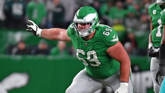 Reports: Eagles G Landon Dickerson out after thumb surgery (NFL)