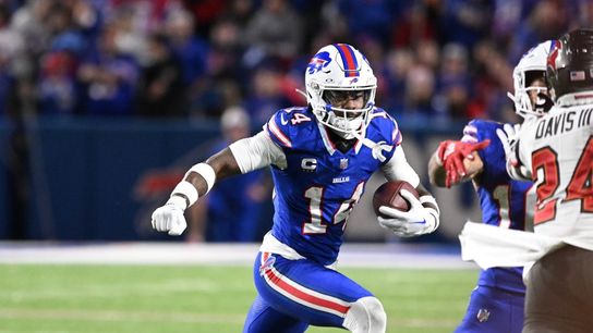 Bills WR Stefon Diggs (back) limited in practice (NFL)