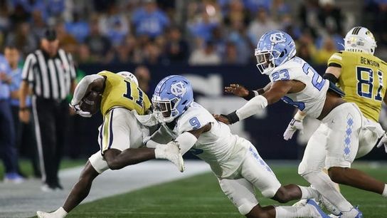 Georgia Tech trails most of way but dumps No. 17 North Carolina (College Football)