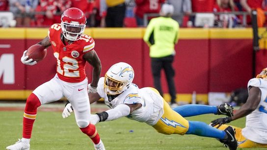 Chiefs place WR Mecole Hardman (thumb) on IR (NFL)