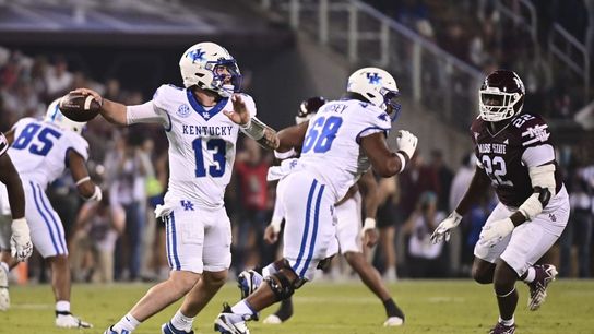 Kentucky snaps losing streak with decisive win over Mississippi State (College Football)