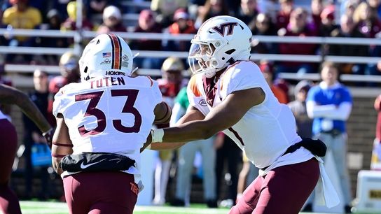 Va. Tech topples BC behind 3 TDs from Bhayshul Tuten (College Football)