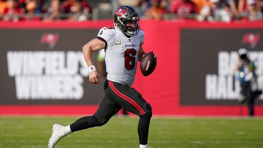 QB Baker Mayfield 'fine' for Week 11 despite thumb injury (NFL)