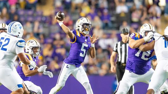Jayden Daniels totals 8 TDs as No. 15 LSU crushes Georgia St. (College Football)