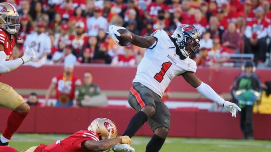 Bucs add RB Rachaad White (knee) to injury report (NFL)