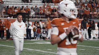 Texas coach unloads on reporter with potty talk in Arch's defense (College Football)