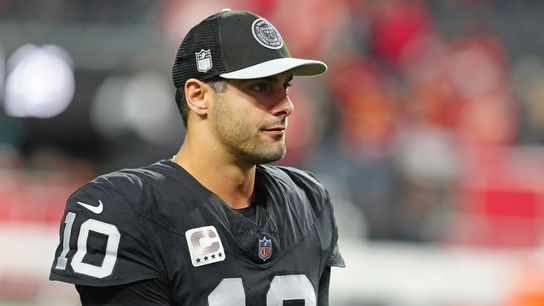 Report: Raiders QB Jimmy Garoppolo to receive 2-game ban (NFL)